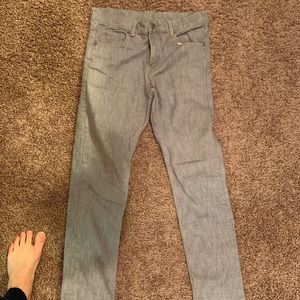 Naked & Famous Gray Skinny Jeans